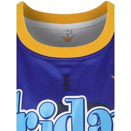 Men's #23 Purple Basketball Jersey - Breathable Polyester V-Neck with Embroidered Friday & Number 3 Design, Loose Fit for Team Sports, Training, Casual Wear (Sizes S-3XL), Sports Training Gear | Sporty Look | Durable Sports Fabric