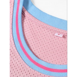 Men'S Basketball Vest, Retro 90s Basketball Top, Suitable For Casual Sports And Fashionable Parties, Daily Wear