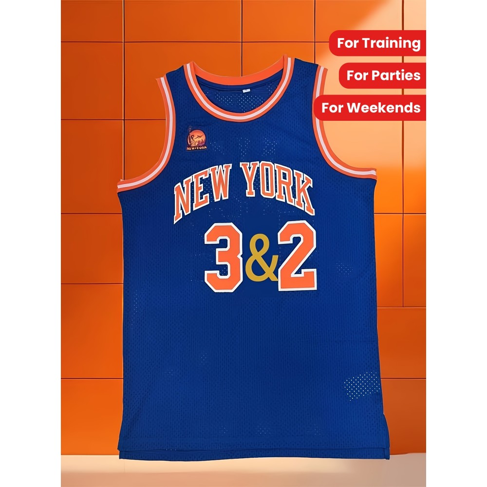 Men'S Embroidered Basketball Shirt - Round Neck, Loose, Breathable, And Elastic Tank Top, Suitable For Training, Parties, And Weekends - Suitable For All Seasons Wear By Both Adults And Women