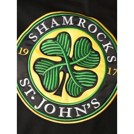 Men'S Ice Hockey Shirt # 3 Embroidered Details - Perfect For Sports And Casual Wear, Black Size S-3XL