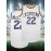Men's #22 Embroidered Polyester Basketball Jersey, V-Neck Sleeveless Sports Shirt with Retro Bold Lettering & Number Design, Breathable Knit Fabric for Team Sports, Training, Casual Wear - Sizes S-3XL, Sports Jersey | Sporty Look | Breathable Polyester