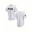 1pc Men'S Classic American Baseball Jersey Shirt - V-Neck, Short Sleeve, Embroidered USA Flag, Breathable Polyester, Lightweight, Moisture-Wicking, Ergonomic Design for Sports, Casual & Team Events