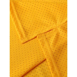 Men'S Basketball Shirt # 14 Yellow Sportswear For Spring, Summer, And Autumn, Size S-XXXL