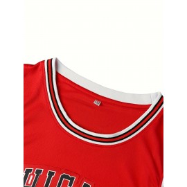 Men'S # 23 Red Basketball Shirt Breathable Polyester Fiber Sports Shirt Detail Design Loose Fit Suitable For Spring, Summer, And Autumn Sizes S-3XL