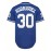 Men'S #30 Vintage Baseball Jersey Stitched Movie Baseball Jersey Blue S-3XL
