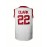 Men's Vintage High School Basketball Jersey #22 - White Sleeveless Moisture-Wicking Breathable Loose Fit Dowling Catholic Design for Sports, Casual & Parties, Casual Wear | Retro Sports Style | Sleeveless Design