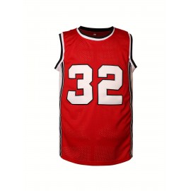 Men's #32 Red Basketball Jeresys Stitched Name And Number S-3XL 1976 Vintage Swingman Jersey