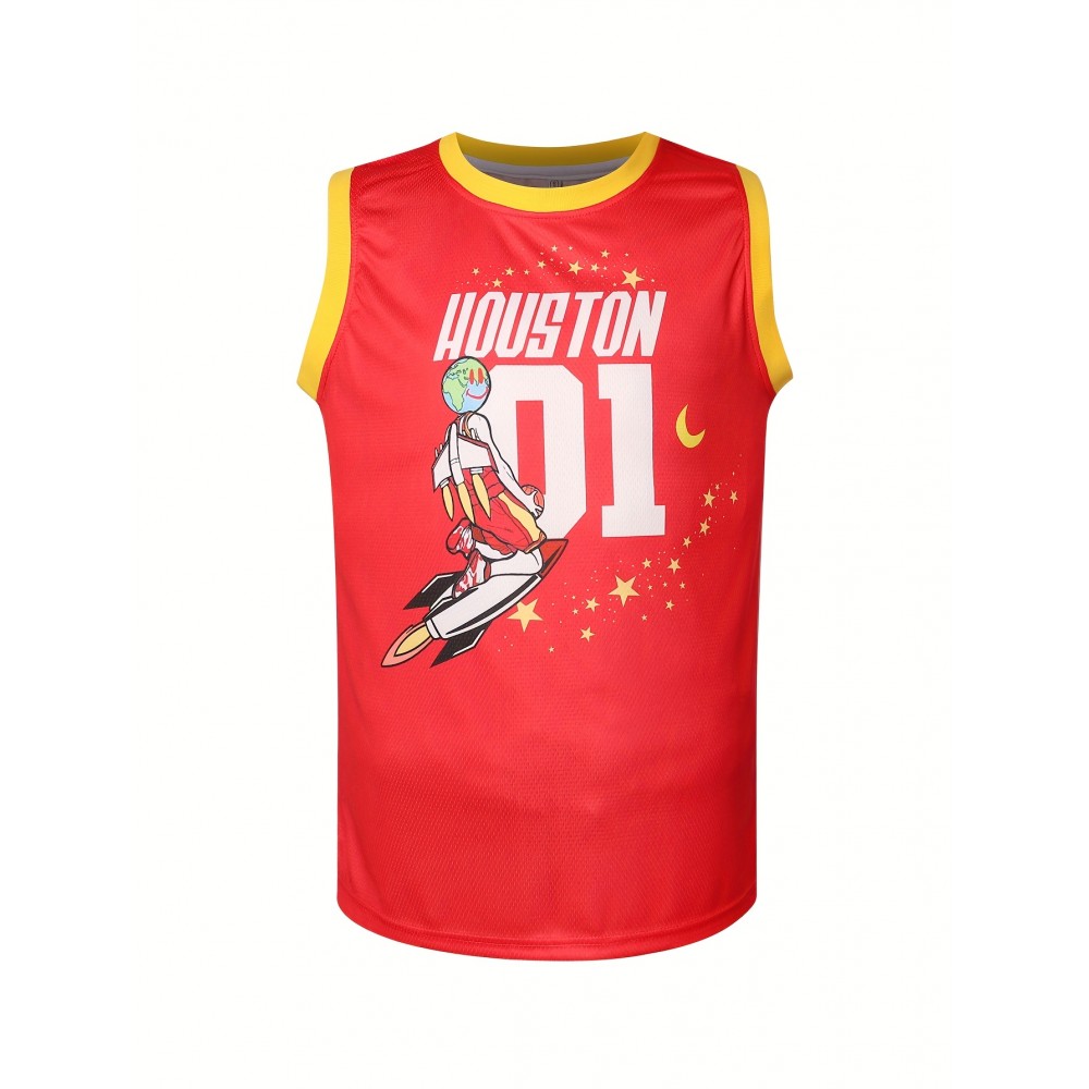 Rockets Houston Cactus Jack Astro World #01 Basketball Jersey