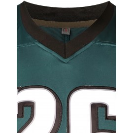 Men'S American 26 Green Rugby Sweatshirt S-3XL