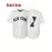 Men's #7 NY Embroidered Baseball Jersey - Breathable V-Neck, Black & White Striped Retro Design, Casual & Sports Wear for Parties, Training, and Outdoor Activities