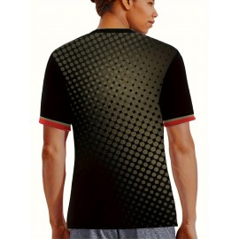 Professional Sports Fabric Women's Creative Pattern Print Country Home Soccer Jersey T-shirt, As Gifts For Sports Fans