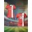 Customizable Women's V-Neck Soccer Jersey - Personalized Name & Number, Red & White Two-Tone Design, Breathable & Quick-Dry for Team Sports, Fitness & Casual Wear, Soccer Accessories, Sports Casual Wear, Custom Team Apparel