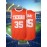 Men'S Basketball Shirt # 35 Orange Round Neck Basketball Sweatshirt