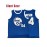Men's Baseball Shirt 54 Blue Embroidered Polyester Baseball Shirt Loose Knit Fabric Suitable for Wearing In Spring, Summer, And Autumn